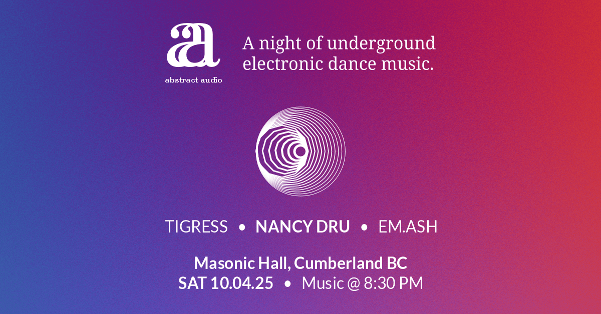 October 4, 2025 @ Masonic Hall, Cumberland